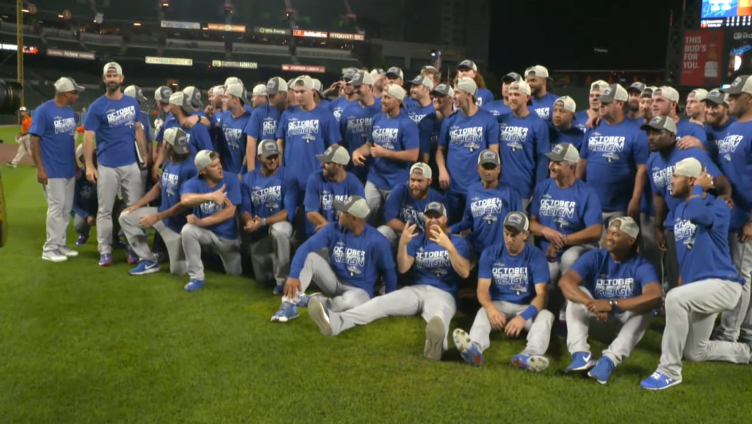 Watch the Dodgers Celebrate their 7th NL West Division Championship