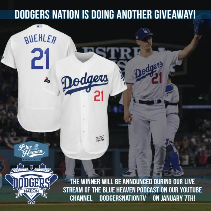 Walker Buehler Dodgers Jersey Giveaway LA Sports Report