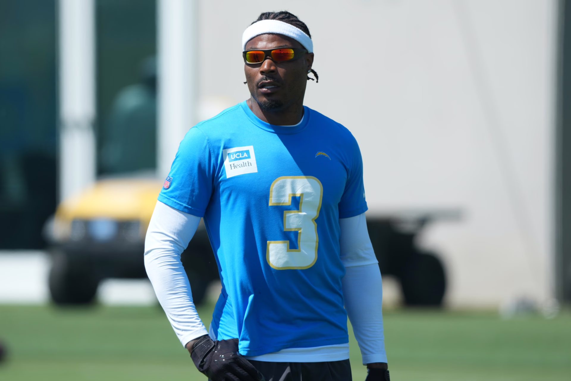 Los Angeles Chargers safety Derwin James Jr. (3) during offseason workouts at The Bolt.