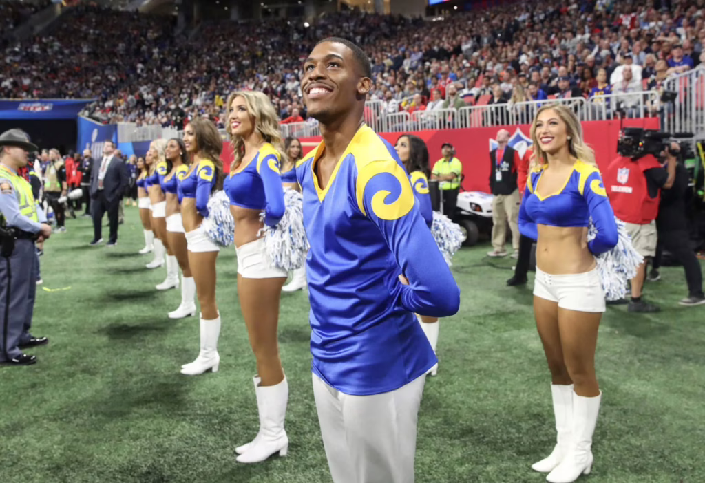 ramsmalecheerleader-1024x702 Ryan Bucu Joins Rams Cheerleaders After Breaking Barriers on UCLA Dance Team